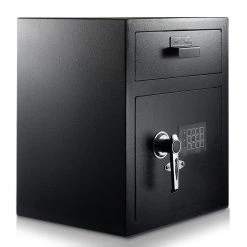 AdirOffice 1.1 cu. ft. Steel Digital Depository Safe with Digital keypad, Black -Safety & Security Tools Sales Shop adiroffice home safes 670 200 blk c3 1000
