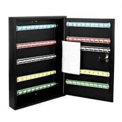 AdirOffice 100-Key Steel Storage Key Lock Box with Combination and Key Lock, Black -Safety & Security Tools Sales Shop adiroffice key cabinets 683 100 blk 4f 1000