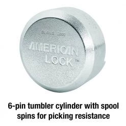 American Lock Heavy Duty Outdoor Padlock with Key, Hidden Shackle 10 American Lock Heavy Duty Outdoor Padlock with Key, Hidden Shackle -Safety & Security Tools Sales Shop american lock padlocks a2000dsen c3 1000