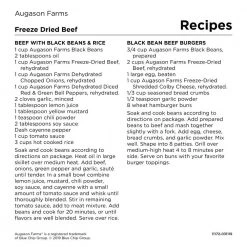 AUGASON FARMS 16 oz. Freeze Dried Precooked Beef Chunks -Safety & Security Tools Sales Shop augason farms emergency response kits 5 11172 4f 1000