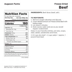 AUGASON FARMS 16 oz. Freeze Dried Precooked Beef Chunks -Safety & Security Tools Sales Shop augason farms emergency response kits 5 11172 c3 1000