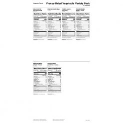 AUGASON FARMS Freeze Dried Vegetable Variety Pail Emergency Food Supply 6 Varieties 30-Year Shelf Life -Safety & Security Tools Sales Shop augason farms emergency response kits 5 20491 40 1000