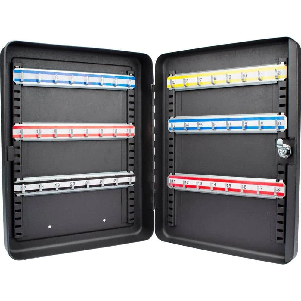 BARSKA 48-Position Steel Key Lock Box Safe with Key Lock, Black 7 BARSKA 48-Position Steel Key Lock Box Safe with Key Lock, Black - Image 5