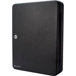 BARSKA 48-Position Steel Key Lock Box Safe with Key Lock, Black