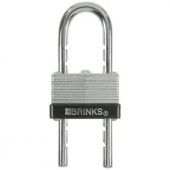 Brinks 1-9/16 in. (40 mm) Laminated Steel Warded Lock with Adjustable Shackle