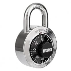 Brinks Steel Dial Combination Lock -Safety & Security Tools Sales Shop brinks padlocks 172 49001 4f 1000