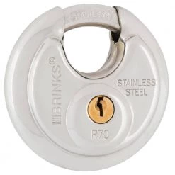 Brinks Stainless Steel Shielded Lock -Safety & Security Tools Sales Shop brinks padlocks 173 70001 1f 1000