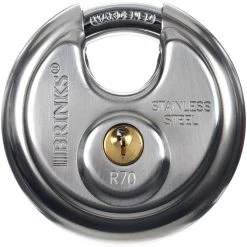 Brinks Stainless Steel Shielded Lock
