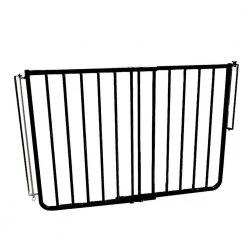 Cardinal Gates 30 in. H x 27 in. to 42.5 in. W x 2 in. D Outdoor Safety Gate in Black
