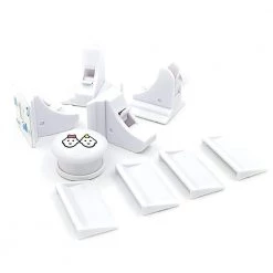 JOOL BABY PRODUCTS Magnetic Cabinet & Drawer Locks Adhesives, No Tools/Screws, Easy Installation Tool - Child Proof - Jool Baby (4-Pack)