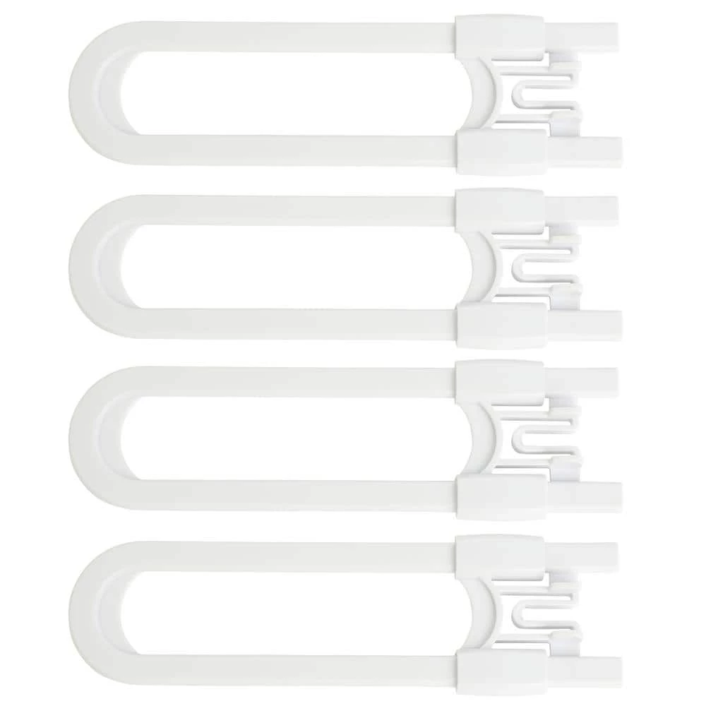 JOOL BABY PRODUCTS Child Safety Sliding Cabinet Locks - Baby Proof Knobs, Handles and Doors - U Shape - Jool Baby (4 -Pack) 3 JOOL BABY PRODUCTS Child Safety Sliding Cabinet Locks - Baby Proof Knobs, Handles and Doors - U Shape - Jool Baby (4 -Pack)