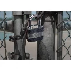 Commando Lock Heavy Duty Steel Keyed 2-Bumper 1-3/4 in. Keyed Padlock W 1-1/8 in. Alloy Shackle High Security Storage Lock (4-Pack) -Safety & Security Tools Sales Shop commando lock padlocks 1204 66 1000