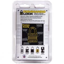 Commando Lock Blackout High Security 1-3/4 in. Keyed Padlock Outdoor Weather Resistant Military-Grade W 1-1/8in. Shackle (2-Pack) -Safety & Security Tools Sales Shop commando lock padlocks 1302 1d 1000