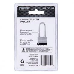 Defiant LK 40 mm Laminated Steel 2 in. Shackle Keyed Padlock -Safety & Security Tools Sales Shop defiant padlocks dft 420ls 1f 1000