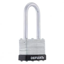 Defiant LK 40 mm Laminated Steel 2 in. Shackle Keyed Padlock -Safety & Security Tools Sales Shop defiant padlocks dft 420ls 40 1000
