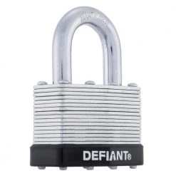 Defiant LK 44 mm 1 in. Laminated Steel Shackle Keyed Padlock -Safety & Security Tools Sales Shop defiant padlocks dft 441ls 40 1000