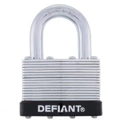 Defiant LK 44 mm 1 in. Laminated Steel Shackle Keyed Padlock -Safety & Security Tools Sales Shop defiant padlocks dft 441ls c3 1000