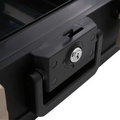 Honeywell 0.39 cu. ft. Molded Fire Resistant and Waterproof Legal Document Storage Chest with Key and Double Latch Lock -Safety & Security Tools Sales Shop honeywell document safes 1104 a0 1000