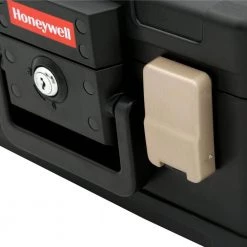 Honeywell 0.15 cu. ft. Molded Fire Resistant and Waterproof Portable Chest with Carry Handle, Key and Double Latch Lock -Safety & Security Tools Sales Shop honeywell home safes 1102 1f 1000