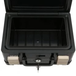 Honeywell 0.15 cu. ft. Molded Fire Resistant and Waterproof Portable Chest with Carry Handle, Key and Double Latch Lock -Safety & Security Tools Sales Shop honeywell home safes 1102 a0 1000