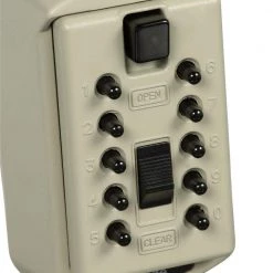 Kidde Slimline 2-Key Lock Box with Pushbutton Lock, Clay -Safety & Security Tools Sales Shop kidde key lock boxes 001414 40 1000