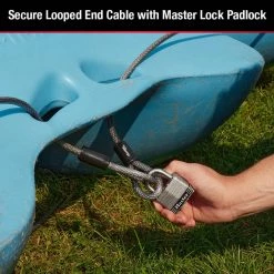 Master Lock Steel Cable with Looped Ends, 15 ft. Long -Safety & Security Tools Sales Shop master lock cable locks 72dcc 1f 1000