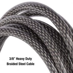 Master Lock Steel Cable with Looped Ends, 15 ft. Long -Safety & Security Tools Sales Shop master lock cable locks 72dcc 76 1000