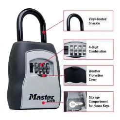Master Lock Lock Box, Resettable Combination Dials, 2 Pack -Safety & Security Tools Sales Shop master lock key lock boxes 5400dhc 4f 1000 1