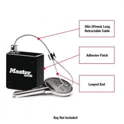Master Lock Set Your Own Combination Portable Lock Box and Retractable Key Tether -Safety & Security Tools Sales Shop master lock key lock boxes 5400thrdhc 4f 1000