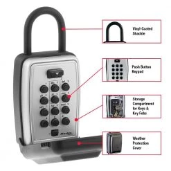 Master Lock Lock Box, Resettable Push Button Combination -Safety & Security Tools Sales Shop master lock key lock boxes 5422dhc 4f 1000
