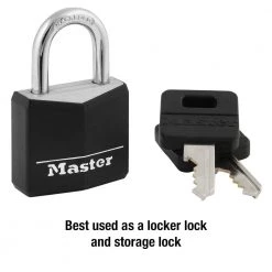 Master Lock 1-3/16 in. Wide Keyed Padlock 131D -Safety & Security Tools Sales Shop master lock padlocks 131dhchd 4f 1000