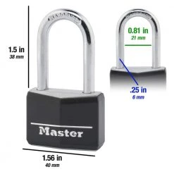 Master Lock Lock with Key, 1-9/16 in. Wide, 1-1/2 in. Shackle -Safety & Security Tools Sales Shop master lock padlocks 141dlfhc 1f 1000
