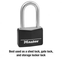 Master Lock Lock with Key, 1-9/16 in. Wide, 1-1/2 in. Shackle -Safety & Security Tools Sales Shop master lock padlocks 141dlfhc e1 1000