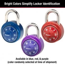 Master Lock Dial Number Combination Locker Lock, Assorted Colors, 2 Pack -Safety & Security Tools Sales Shop master lock padlocks 1530thc 1f 1000