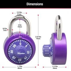 Master Lock Dial Number Combination Locker Lock, Assorted Colors, 2 Pack -Safety & Security Tools Sales Shop master lock padlocks 1530thc fa 1000