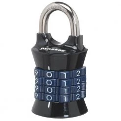 Master Lock Combination Locker Lock, Resettable, Assorted Colors