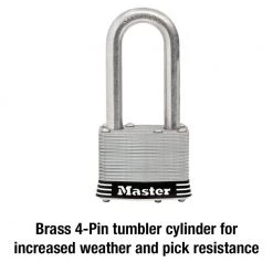 Master Lock Stainless Steel Outdoor Padlock with Key, 1-3/4 in. Wide, 2 in. Shackle, 2 Pack -Safety & Security Tools Sales Shop master lock padlocks 1sstlh 1f 1000