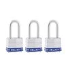 Master Lock Outdoor Padlock with Key, 1-9/16 in. Wide, 1-1/2 in. Shackle, 3 Pack -Safety & Security Tools Sales Shop master lock padlocks 3trilfhc 64 1000