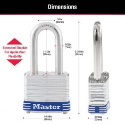 Master Lock Outdoor Padlock with Key, 1-9/16 in. Wide, 1-1/2 in. Shackle, 3 Pack -Safety & Security Tools Sales Shop master lock padlocks 3trilfhc fa 1000