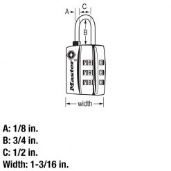 Master Lock TSA Approved Combination Luggage Lock, Resettable, Black -Safety & Security Tools Sales Shop master lock padlocks 4680dblkhc 44 1000