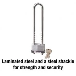 Master Lock Lock with Key, 1-3/4in. Wide, Long Adjustable Shackle -Safety & Security Tools Sales Shop master lock padlocks 517dhc 1f 1000