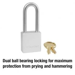 Master Lock Heavy Duty Outdoor Padlock with Key, 1-1/2in. Wide, 2in. Shackle -Safety & Security Tools Sales Shop master lock padlocks 570kadlhhc 1f 1000