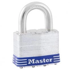 Master Lock Outdoor Padlock with Key, 1-9/16 in. Wide