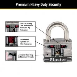Master Lock Stainless Steel Outdoor Padlock with Key, 2 in. Wide, 2 Pack 12 Master Lock Stainless Steel Outdoor Padlock with Key, 2 in. Wide, 2 Pack -Safety & Security Tools Sales Shop master lock padlocks 5ssthc 44 1000