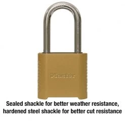 Master Lock Outdoor Combination Lock, 2 in. Shackle, Resettable -Safety & Security Tools Sales Shop master lock padlocks 875dlhhc 1f 1000