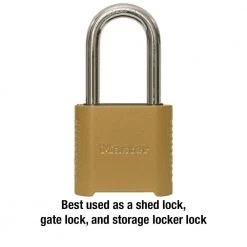 Master Lock Outdoor Combination Lock, 2 in. Shackle, Resettable -Safety & Security Tools Sales Shop master lock padlocks 875dlhhc c3 1000