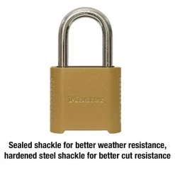 Master Lock Outdoor Combination Lock, 1-1/2 in. Shackle, Resettable, 2 Pack -Safety & Security Tools Sales Shop master lock padlocks 875tlf 1f 1000