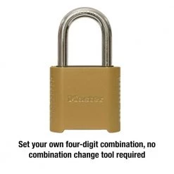 Master Lock Outdoor Combination Lock, 1-1/2 in. Shackle, Resettable, 2 Pack -Safety & Security Tools Sales Shop master lock padlocks 875tlf 4f 1000