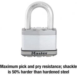 Master Lock Heavy Duty Outdoor Padlock with Key, 2-1/2 in. Wide, 1-1/2 in. Shackle -Safety & Security Tools Sales Shop master lock padlocks m15xkadlfccsen 44 1000