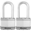 Master Lock Heavy Duty Outdoor Padlock with Key, 2-1/2 in. Wide, 2-1/2 in. Shackle, 2 Pack -Safety & Security Tools Sales Shop master lock padlocks m15xtlj 64 1000